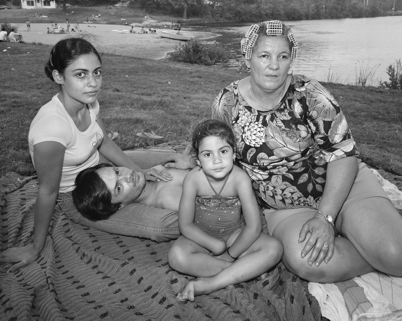 Bell Pond, Family, Three Generations, 1983.