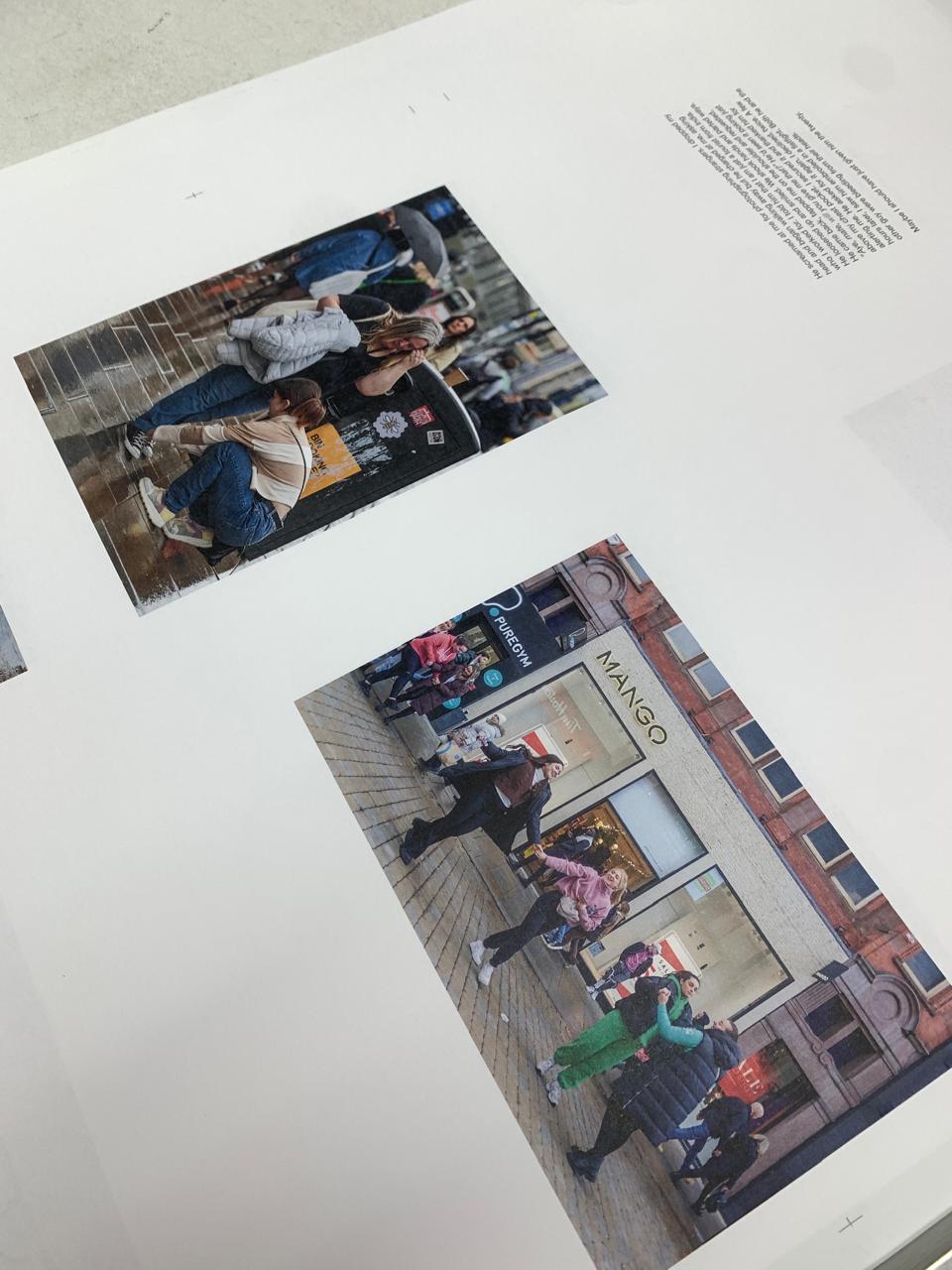 Ritesh Uttamchandani and collaborators checking printed sheets at a press.