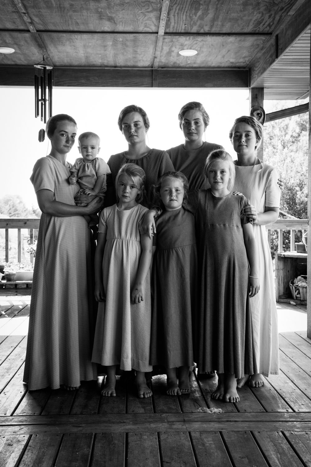 Mennonite family, Kansas